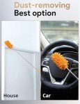 Extendable Microfiber Duster with Replaceable Heads