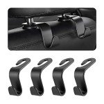 4PCS Car Headrest Hooks for Backseat Storage