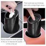 Mini Car Trash Can with Lid – Compact Organizer