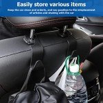 4PCS Car Headrest Hooks for Backseat Storage