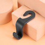 4PCS Car Headrest Hooks for Backseat Storage