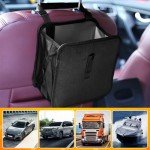 Foldable Waterproof Car Trash Bin - 1.85 Gallon