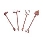 Miniature Garden Tools Set for Dollhouses