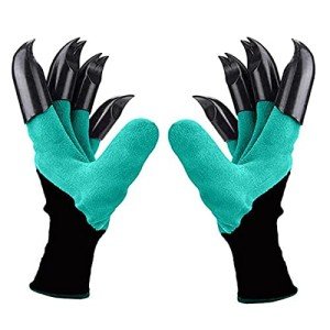 Garden Gloves with Claws for Easy Planting