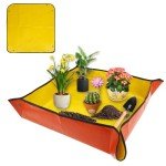 Gardening Tool Set & Repotting Mat (Orange)