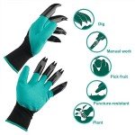 Garden Gloves with Claws for Easy Planting