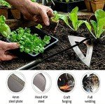 Durable All-Steel Hollow Hoe Gardening Tools (2PCS)