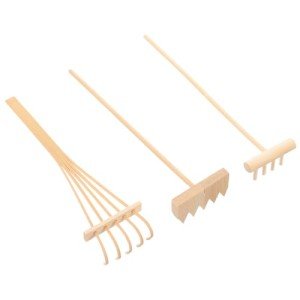 Mini Zen Garden Rake Tool Set – 3 Pieces