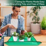 Portable Planting Mat for Easy Repotting - Pale Green