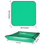 Portable Planting Mat for Easy Repotting - Pale Green