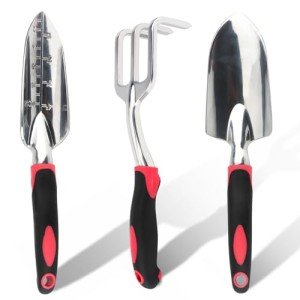 Gardening Tool Set: 3 Durable Aluminum Tools