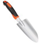 Ergonomic Orange Garden Hand Trowel and Shovel