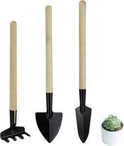 Mini Gardening Tools Set - 3 Pcs, Non-Slip