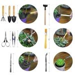 10-Piece Mini Gardening Tools Set for Bonsai