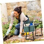 Garden Kneeler Seat with Tool Bag and Pockets