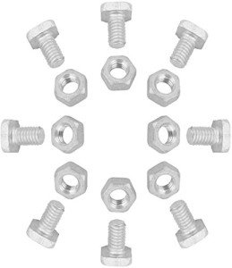 50-Piece M6 Aluminum Bolt and Nut Set