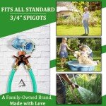 2-Way Heavy Duty Hose Splitter Connector - Orange