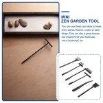 Mini Zen Garden Rake Tools - 6 Piece Set