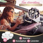 Daisy Flower Car Air Freshener Clips – 6 Pack