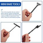 Mini Zen Garden Rake Tools - 6 Piece Set