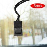 3-Pack Black Car Air Freshener Diffuser Bottles