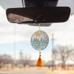 Colorful Buttercup Vanilla Car Air Fresheners - Set of 2