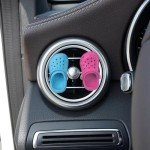 Cute Refillable Car Air Fresheners - 4 Clips
