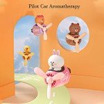 Cute Cartoon Car Air Freshener with Fragrances