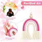 Boho Rainbow Car Charm Essential Oil Diffusers