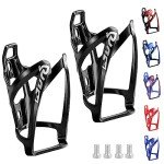 Black Bike Water Bottle Holder Set - 2 Pack