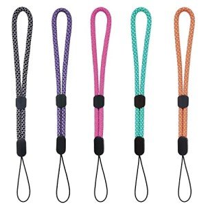 5-Pack Adjustable Reflective Wrist Lanyards