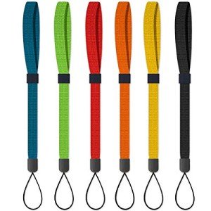 AMUU 6-Pack Wrist Lanyard Strap Set