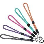 5-Pack Adjustable Reflective Wrist Lanyards