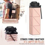 Foldable BPA-Free Water Bottle - Light Pink