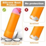 Silicone Water Bottle Boot for Owala - 2 Pack