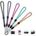 5-Pack Adjustable Reflective Wrist Lanyards