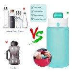 Lightweight Collapsible Water Bottle - 19oz Silicone