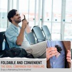 Foldable BPA-Free Water Bottle - Light Pink