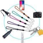 5-Pack Adjustable Reflective Wrist Lanyards