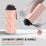 Foldable BPA-Free Water Bottle - Light Pink