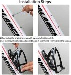 Black Bike Water Bottle Holder Set - 2 Pack