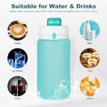 Lightweight Collapsible Water Bottle - 19oz Silicone
