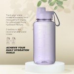 Light Lavender 32 Oz Water Bottle - BPA Free