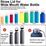 Light Pink Straw Lid for Hydro Flask Bottles