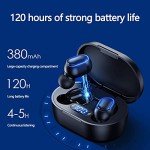Wireless Earbuds, Bluetooth 5.3 Headphones HiFi Deep Bass with Mic ,120H Playtime LED Display ,IPX7 Waterproof Button Control True Wireless Earphones,One-Step Pairing,In-Ear Noise Reduction Headset