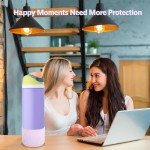 Silicone Water Bottle Boot - 2 Pack, Purple