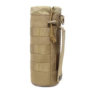 Tactical Molle Water Bottle Pouch - Tan