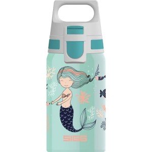 Kids Leakproof Water Bottle - Mermaid Design - 17 Oz