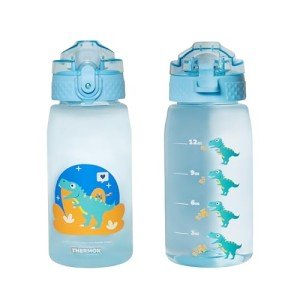 Motivational Kids 12oz Water Bottle with Straw
