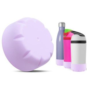 Silicone Boot for Kids Water Bottles - Light Purple
